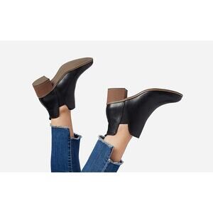 Dr. Scholls Women's Teammate Ankle Boot Black Size 11M